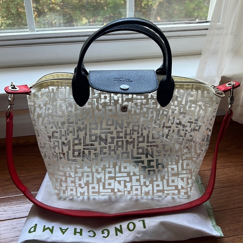 Longchamp transparent bag